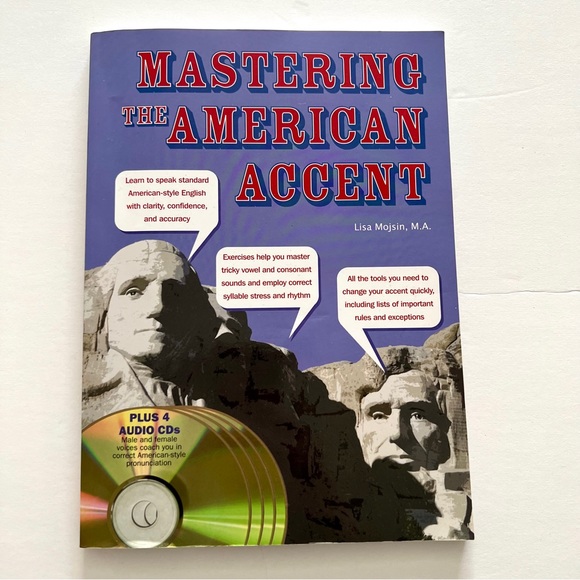 Book Mastering the American Accent with Audio CDs, paperback by Lisa Mojsin - Picture 4 of 7